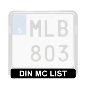 Digitaltryckt MC-reklamlist